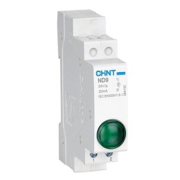 594123 | Индикатор ND9-1b синий , AC/DC230В (LED) (R) Chint
