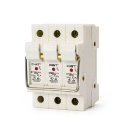 520349 | Держатель плавких вставок с индикацией  RT28N-32X 10х38 3П Chint
