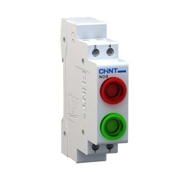 594133 | Индикатор ND9-2/gg зеленый+зеленый, AC/DC230В (LED) (R) Chint
