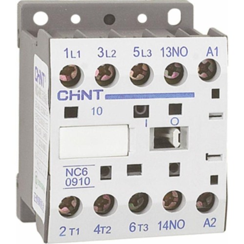 247577 | Контактор NC6-0910 9А 24В 1НО 50Гц (R) Chint
