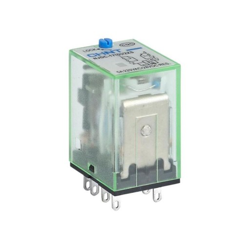 651150 | Промежуточное реле с кнопкой тестирования NJDC-17/2Z 2 конт. 10А DC24В (R) Chint
