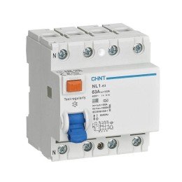 200225 | УЗО NL1-63 4P 63А 30мА 6кА тип AC (DB) (R) Chint
